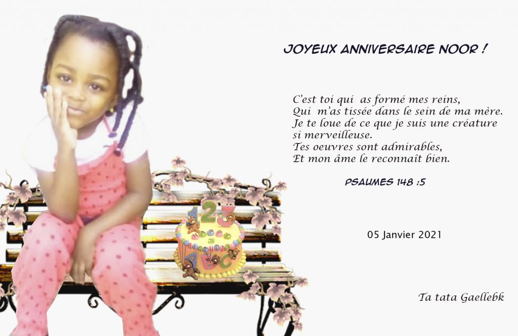 Carte d'anniversaire