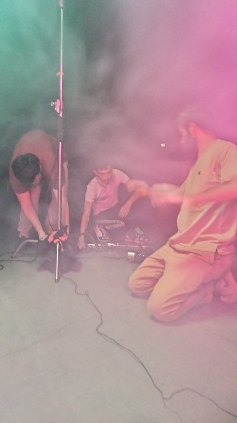 installation sur la vidéo de la danse